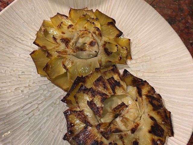 Fleur d'artichaut confite grillée (2 unités)