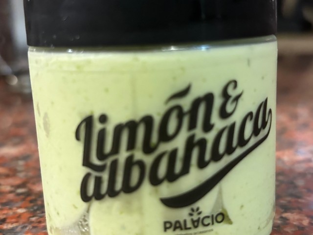 Helado de limón y albahaca (125 ml )