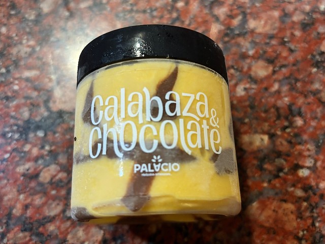 Helado de chocolate y calabaza 